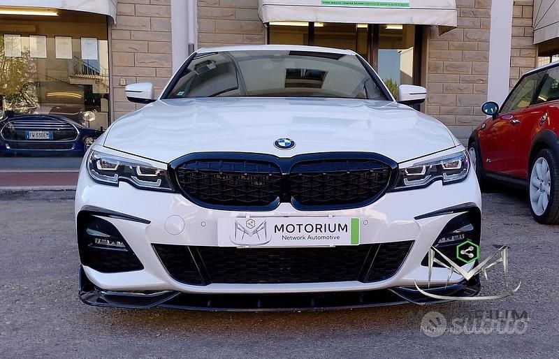 Usata BMW 320e M Sport 190 CV (139 kW) 2021 Bianco Berlina