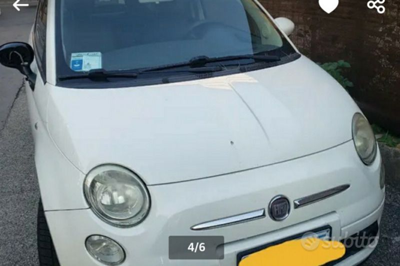 Usata Fiat 500 69 CV (50 kW) 2009 Bianco Berlina