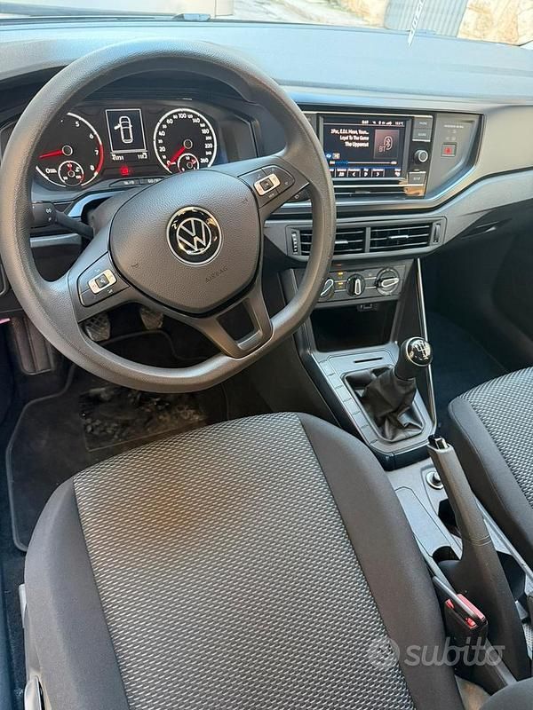 Usata VW Polo 65 CV (47 kW) 2019 Nero Utilitaria