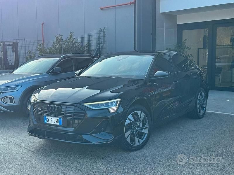 Usata Audi e-tron S-Line 300 kW (408 CV) 2022 Nero SUV