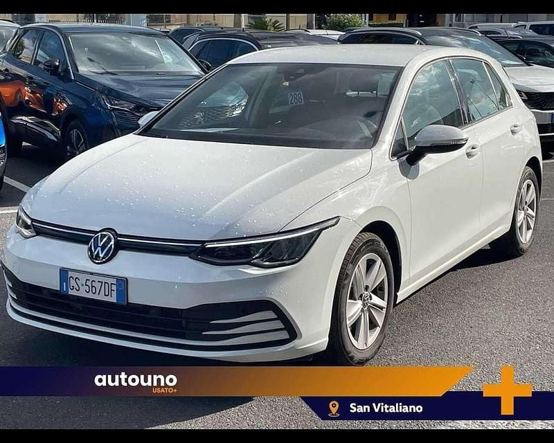 Usata VW Golf VIII Life 110 CV (80 kW) 2023 Bianco Berlina