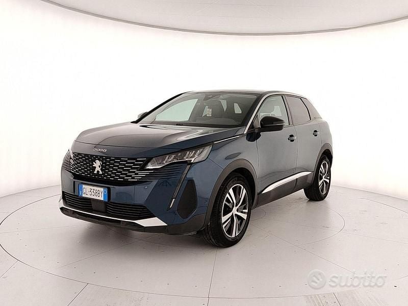 Usata Peugeot 3008 Allure 131 CV (96 kW) 2022 Blu SUV