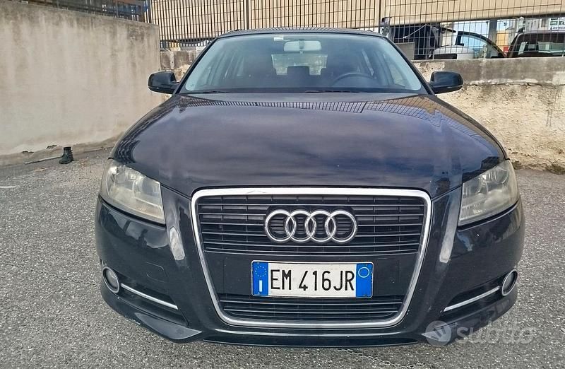 Usata Audi A3 Sportback 90 CV (66 kW) 2012 Nero Utilitaria