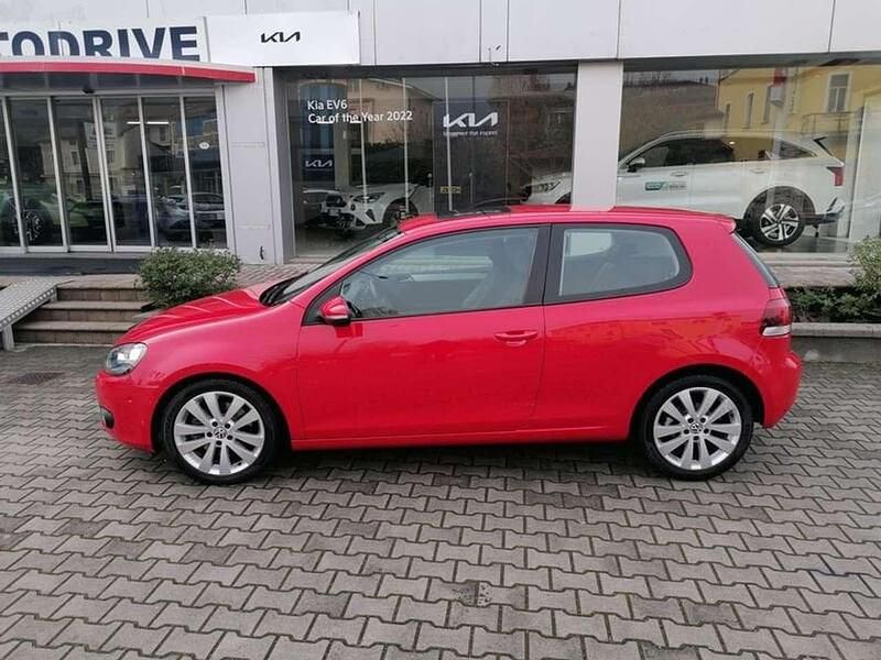 Usata VW Golf VI Highline 160 CV (117 kW) 2009 Rosso Utilitaria