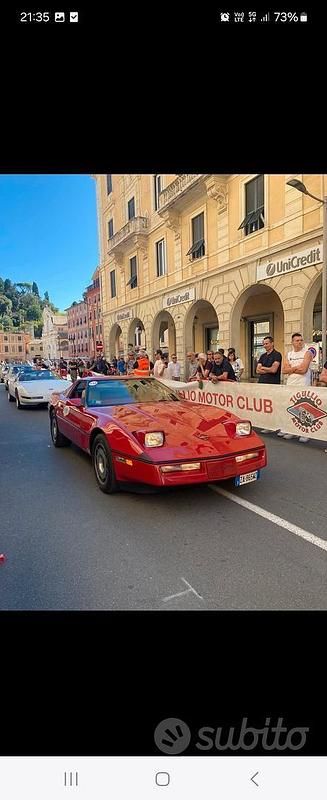 Usata Corvette C4 1984 Rosso Coupé