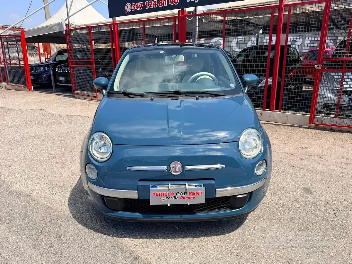 Usata Fiat 500 Lounge 69 CV (50 kW) 2008 Bluazzurro Berlina