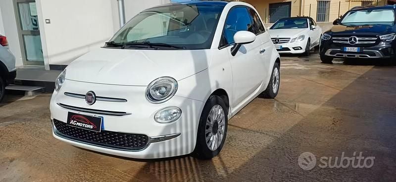 Usata Fiat 500 Lounge 69 CV (50 kW) 2018 Bianco Berlina
