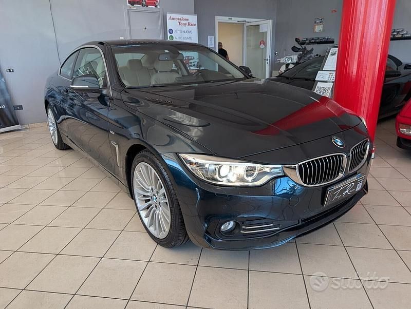 Usata BMW 420 Luxury Line 258 CV (189 kW) 2015 Verde Coupé