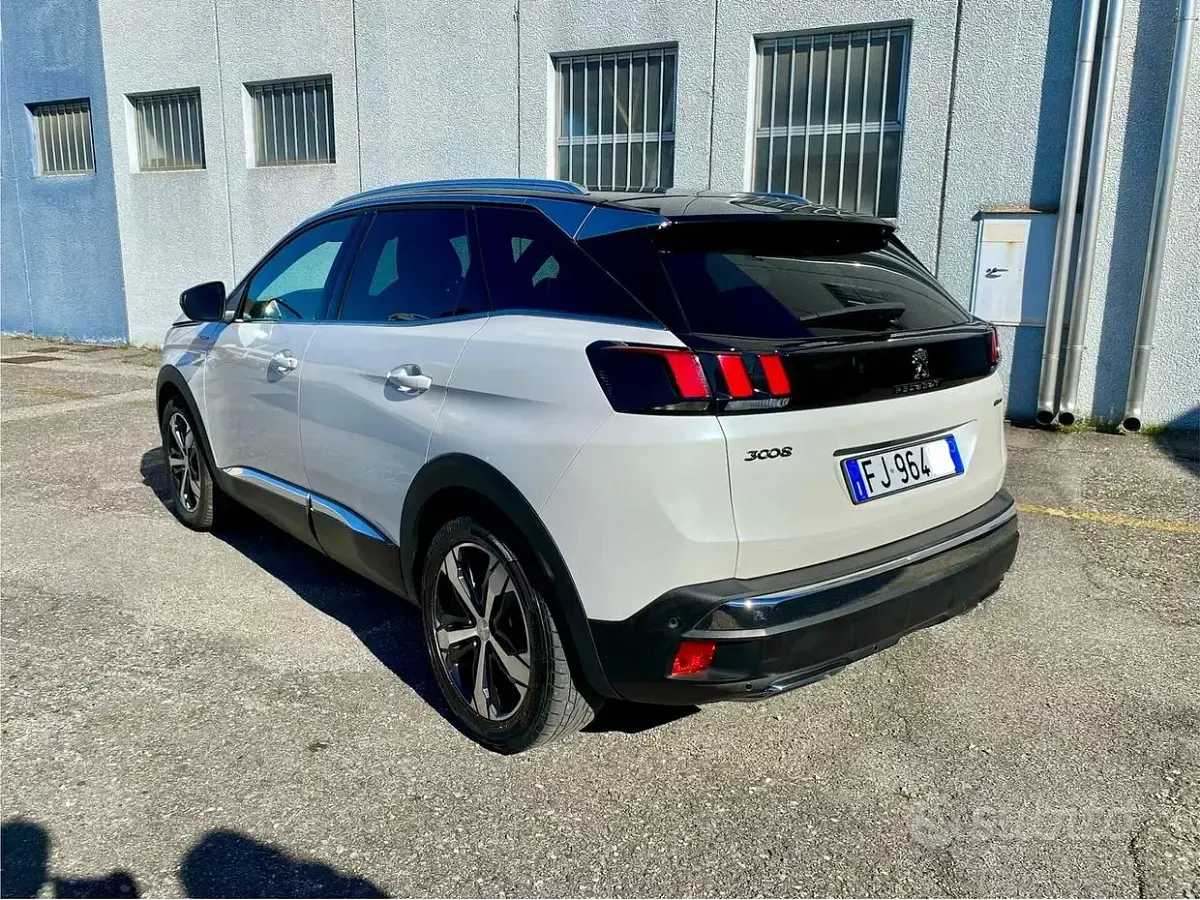 Usata Peugeot 3008 GT-line 150 CV (110 kW) 2017 Bianco SUV