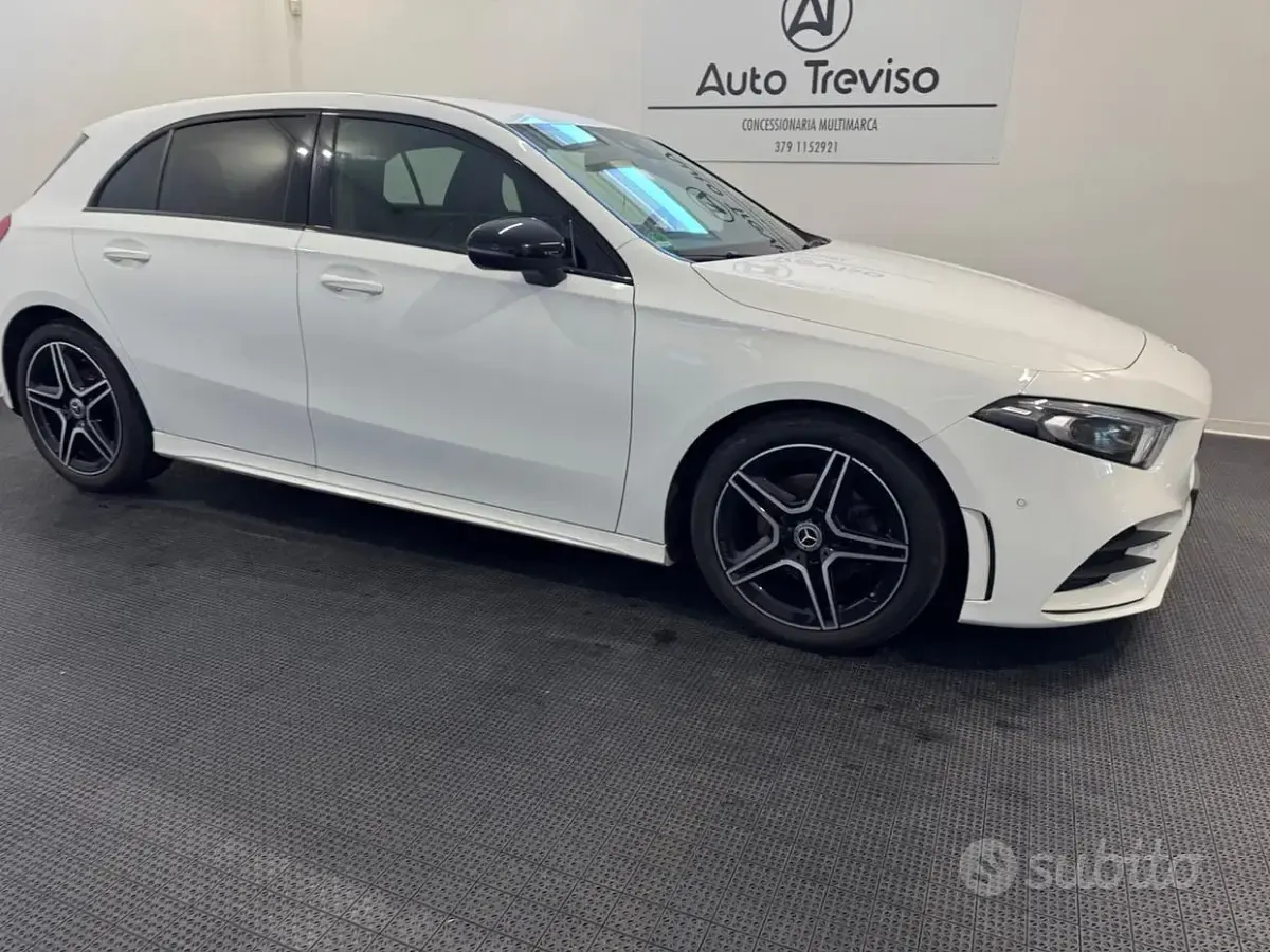 Usata Mercedes A180 Premium 116 CV (85 kW) 2021 Bianco Berlina