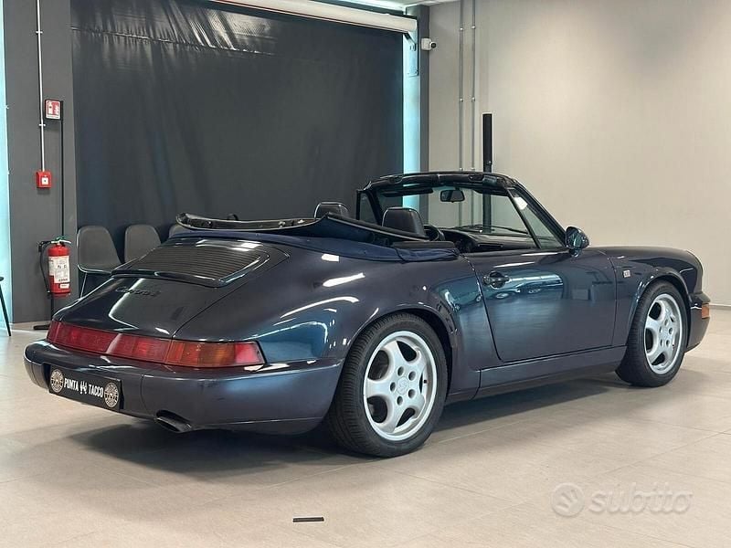Usata Porsche 911 Carrera Cabriolet 250 CV (183 kW) 1991 Blu/azzurro Cabrio
