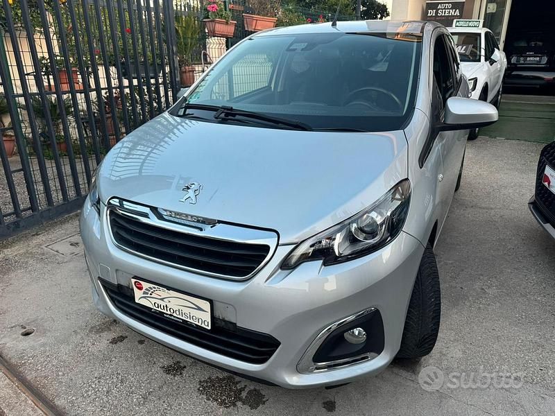 Usata Peugeot 108 Allure 69 CV (50 kW) 2017 Grigio Utilitaria