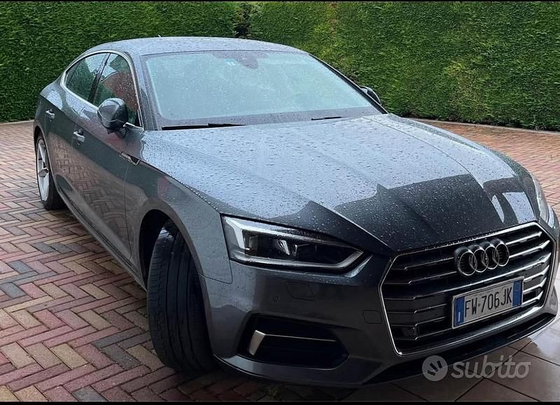 Usata Audi A5 190 CV (139 kW) 2019 Grigio Coupé