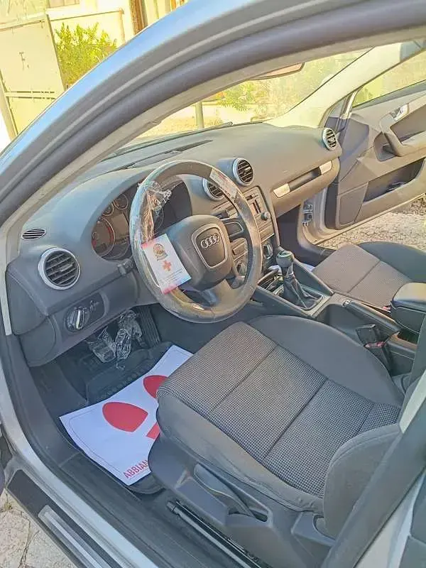 Usata Audi A3 Sportback Attraction 105 CV (77 kW) 2008 Grigio Utilitaria