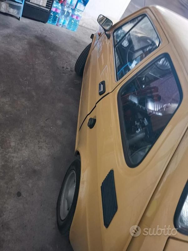 Usata Fiat 126 1970 Giallo Utilitaria