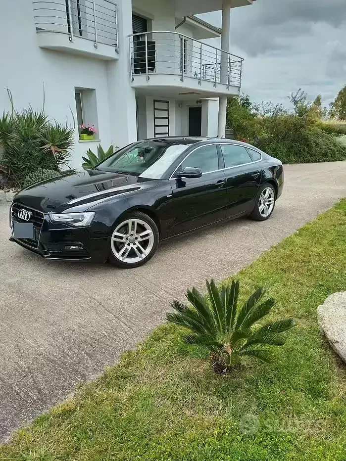 Usata Audi A5 S-Line 245 CV (180 kW) 2014 Nero Coupé