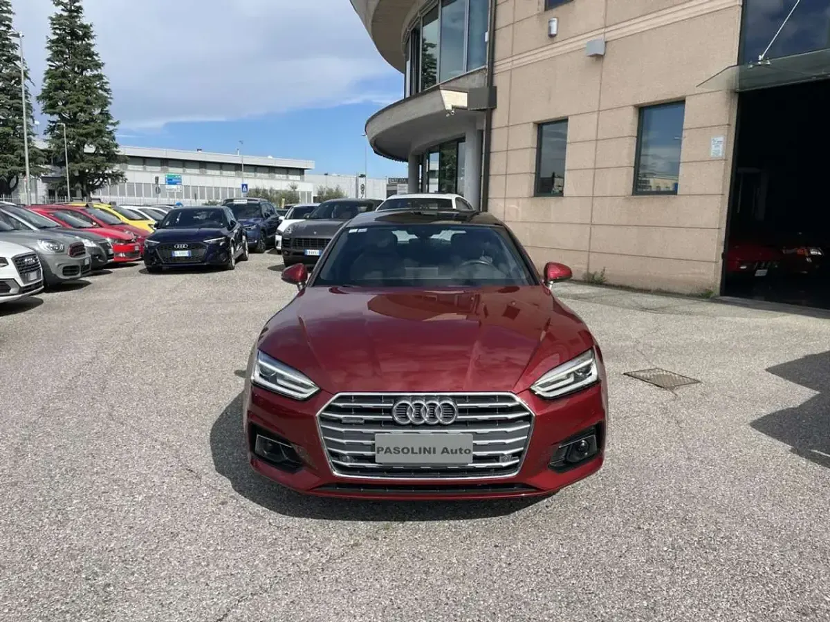Usata Audi A5 Sportback S-Line 252 CV (185 kW) 2018 Rosso Utilitaria