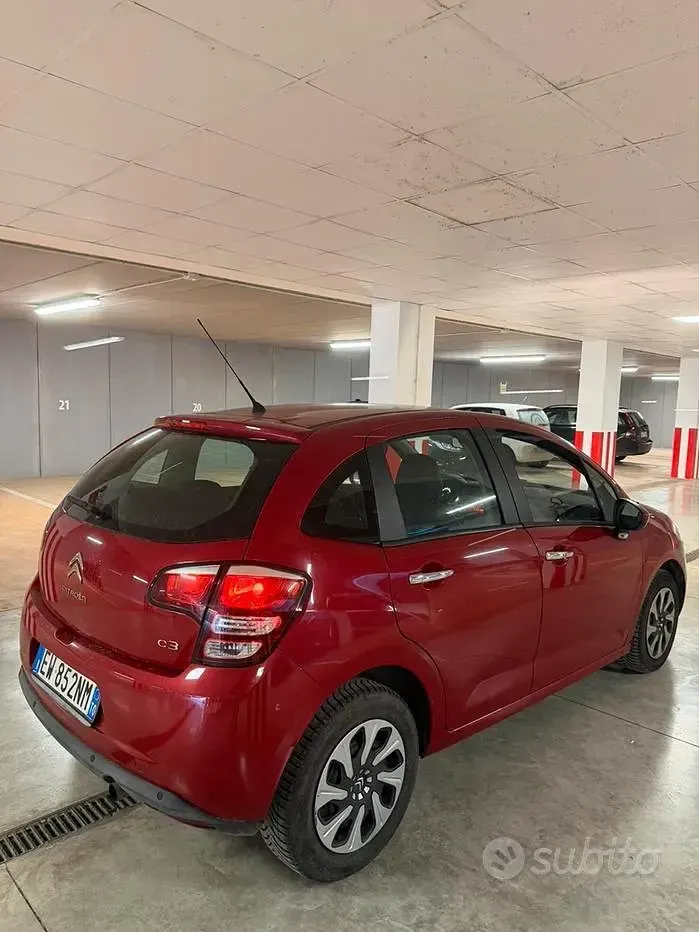 Usata Citroën C3 68 CV (50 kW) 2014 Rosso Berlina