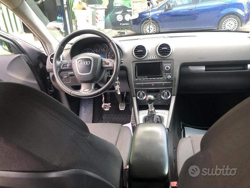 Usata Audi A3 Attraction 140 CV (102 kW) 2005 Nero Utilitaria