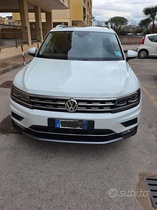 Usata VW Tiguan Allspace 150 CV (110 kW) 2019 Bianco SUV