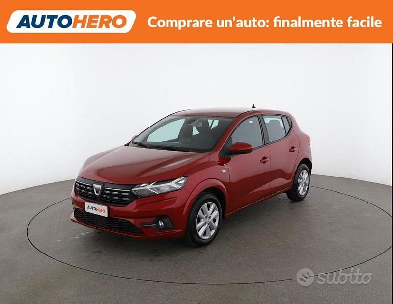 Usata Dacia Sandero Comfort 91 CV (66 kW) 2021 Rosso Berlina