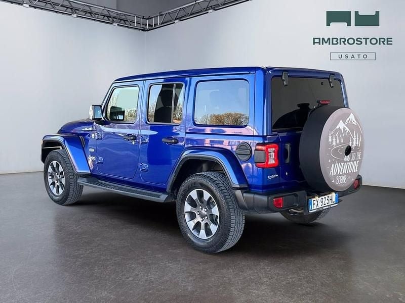 Usata Jeep Wrangler 272 CV (200 kW) 2019 Blu SUV