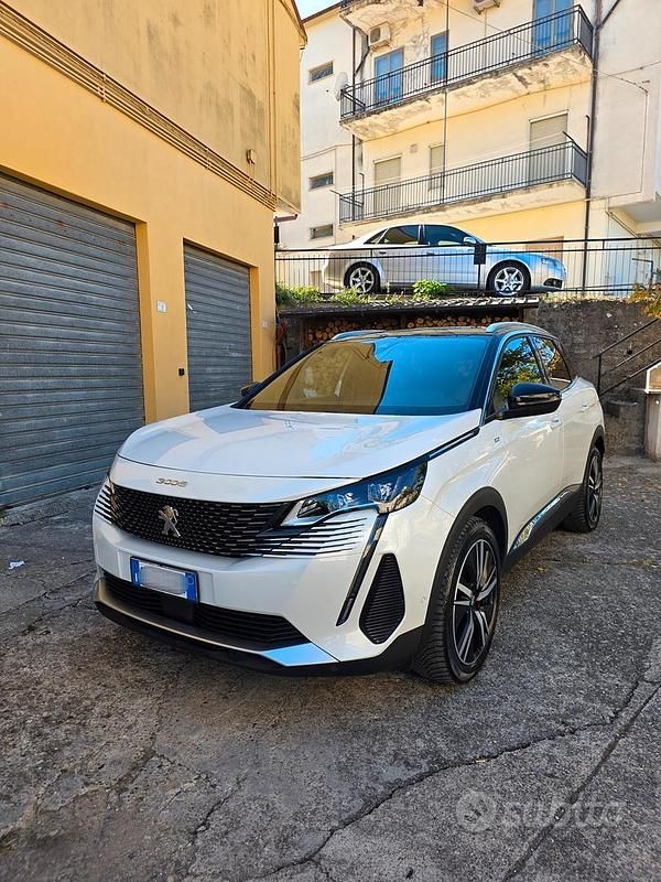 Usata Peugeot 3008 130 CV (95 kW) 2021 Bianco Berlina