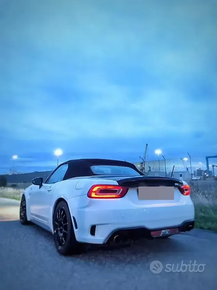 Usata Abarth 124 Spider 170 CV (125 kW) 2017 Bianco Cabrio
