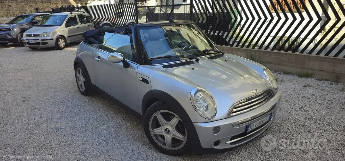 Usata Mini Cooper Cabriolet 116 CV (85 kW) 2007 Grigio Cabrio