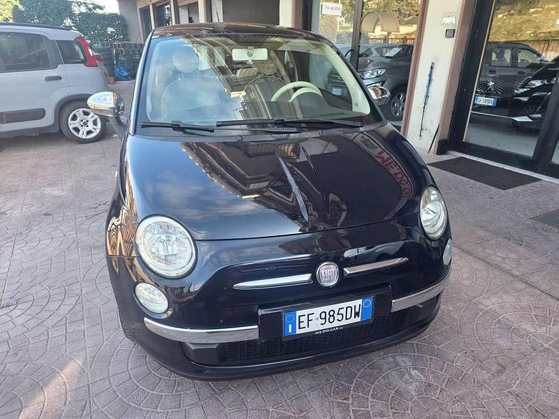 Usata Fiat 500 Lounge 69 CV (50 kW) 2012 Nero Utilitaria