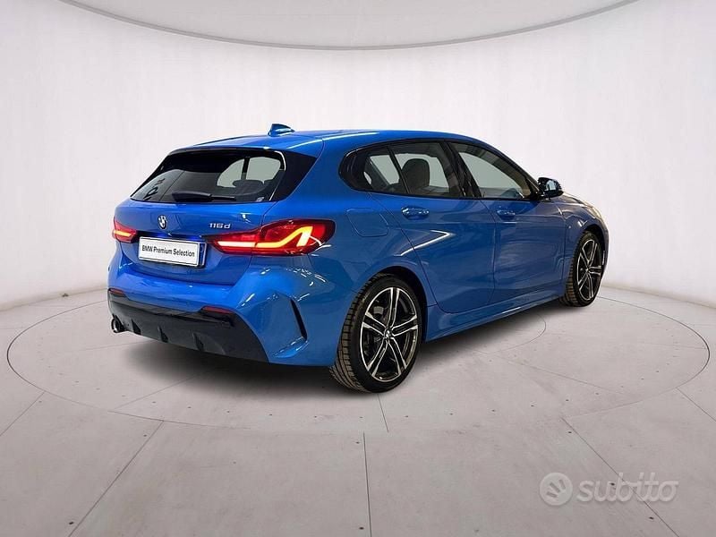 Usata BMW 116 M Sport 116 CV (85 kW) 2020 Blu Utilitaria