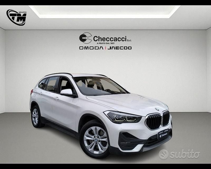 Usata BMW X1 Advantage 220 CV (161 kW) 2021 Bianco SUV