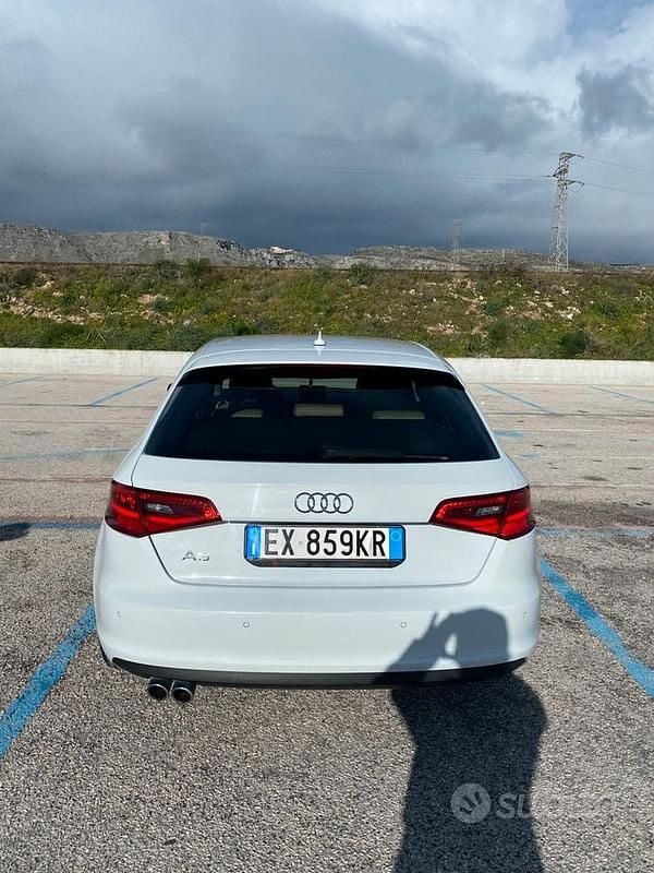 Usata Audi A3 150 CV (110 kW) 2014 Bianco Berlina