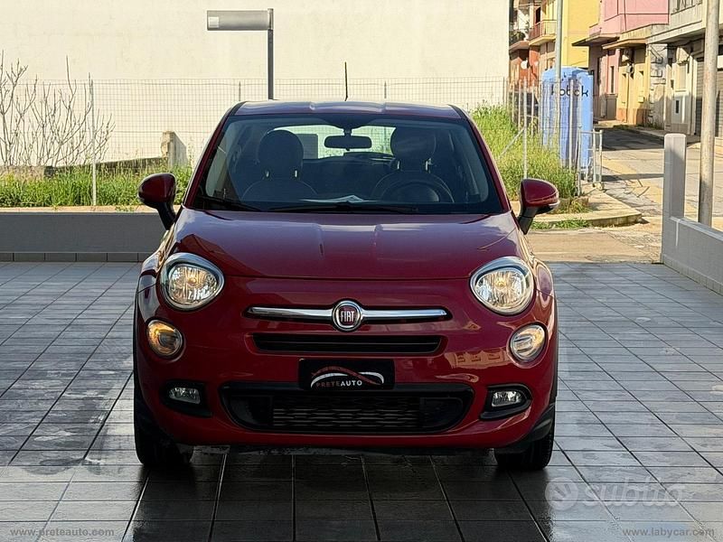 Usata Fiat 500X Pop Star 95 CV (69 kW) 2017 Rosso SUV