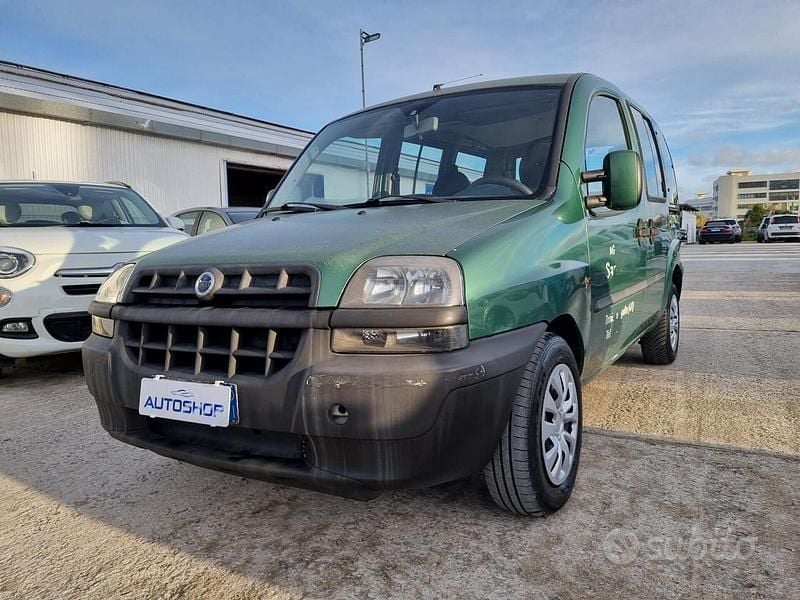 Usata Fiat Doblò 65 CV (47 kW) 2001 Verde Monovolume