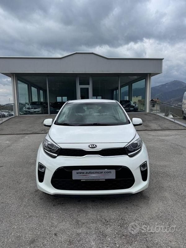 Gebraucht Kia Picanto 67 PS (49 kW) 2018 Weiß Kleinwagen