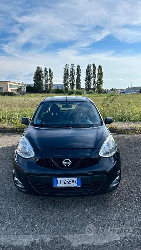 Nero Usata 2017 Nissan Micra Acenta Due volumi | 6500 € (Buon prezzo) - Immagine 1/4