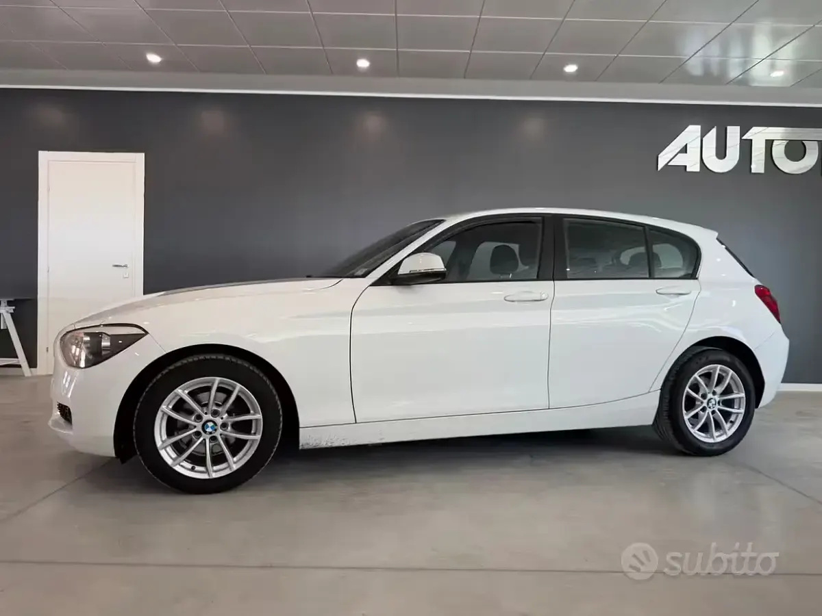 Usata BMW 114 95 CV (69 kW) 2014 Bianco Utilitaria