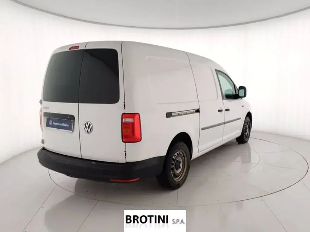 Usata VW Caddy Comfortline 102 CV (75 kW) 2018 Bianco pastello Monovolume