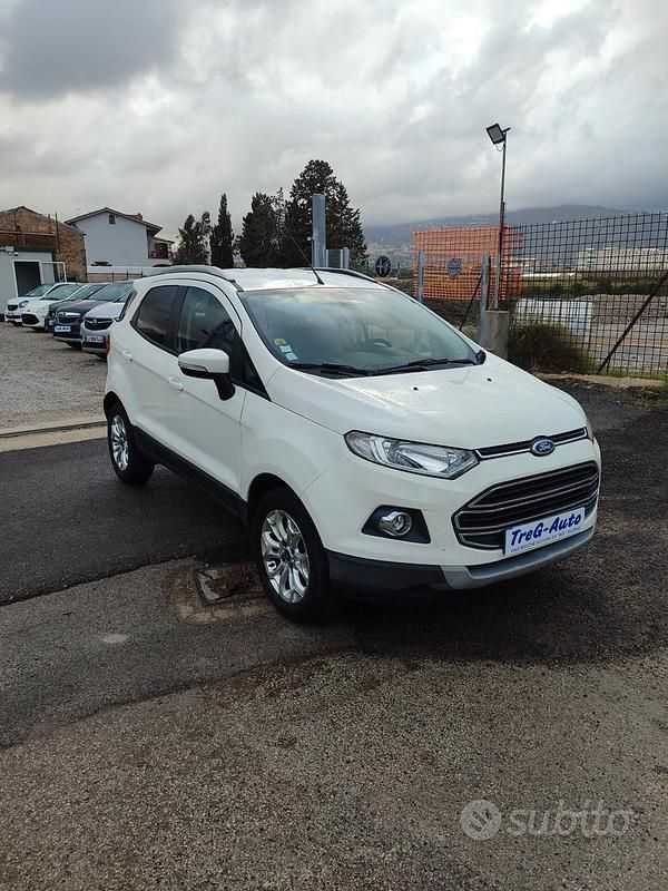 Usata Ford Ecosport Titanium S 125 CV (91 kW) 2017 Bianco SUV