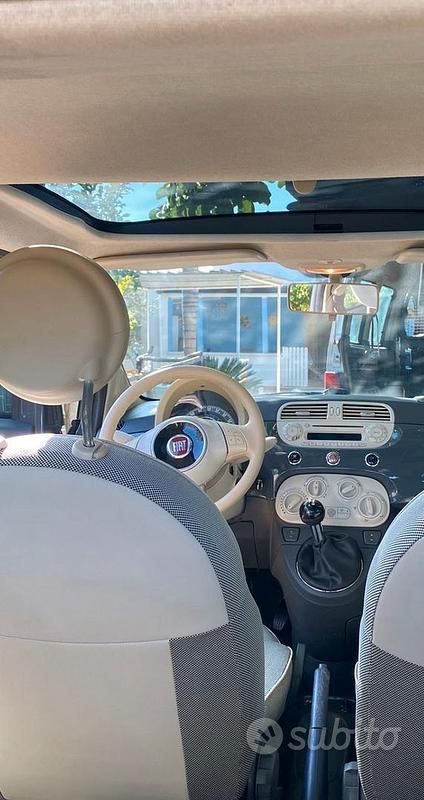 Usata Fiat 500 95 CV (69 kW) 2012 Grigio Utilitaria