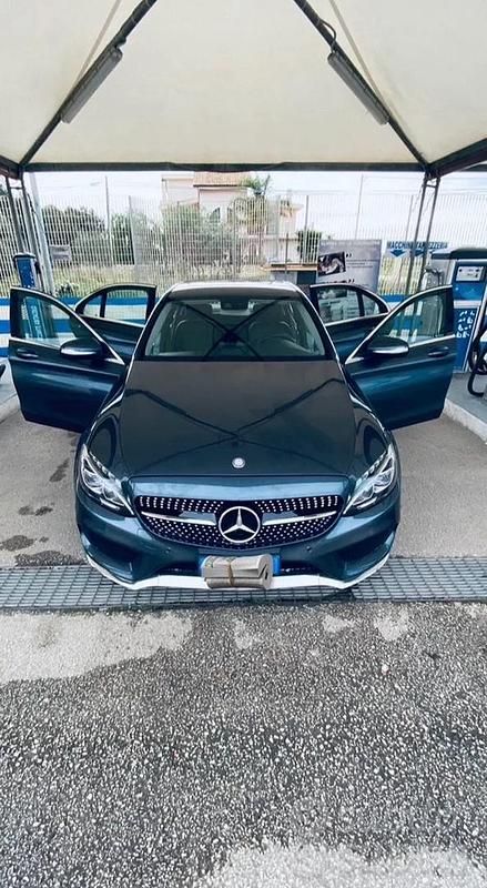 Usata Mercedes C200 136 CV (100 kW) 2016 Grigio Berlina