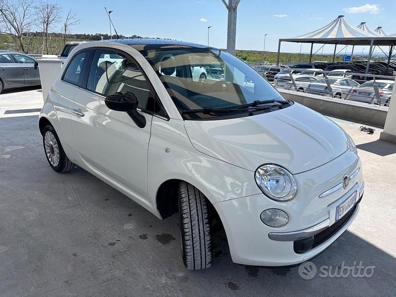 Usata Fiat 500 Lounge 69 CV (50 kW) 2011 Bianco Berlina