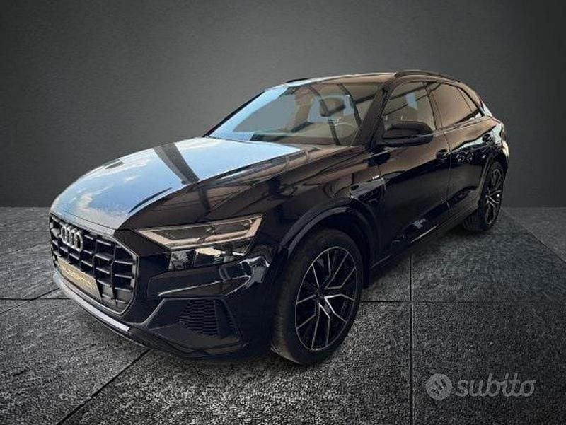 Usata Audi Q8 S-line plus 286 CV (210 kW) 2019 Nero SUV
