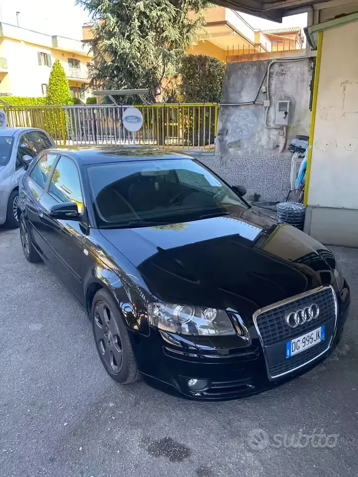 Usata Audi A3 115 CV (84 kW) 2007 Nero Utilitaria