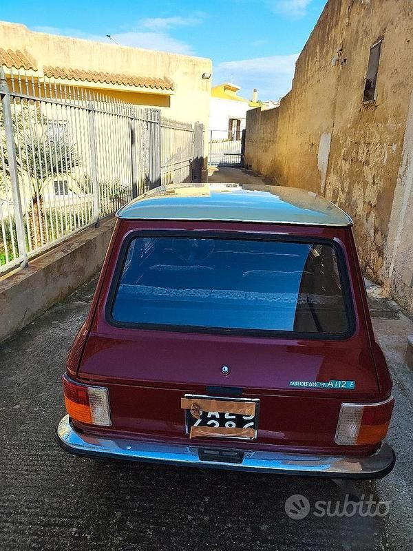 Usata Autobianchi A112 1970 Rosso Utilitaria