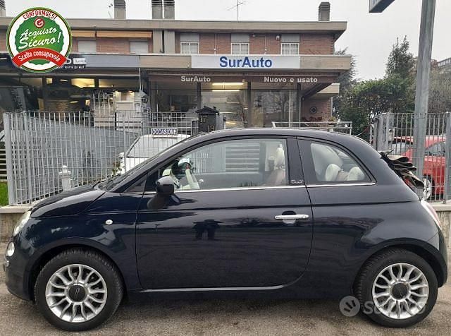 Usata Fiat 500C Lounge 95 CV (69 kW) 2011 Nero Cabrio