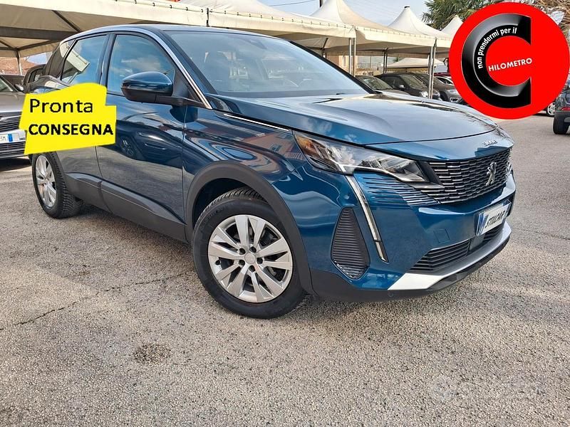 Usata Peugeot 3008 Business-Line 130 CV (95 kW) 2021 Blu SUV