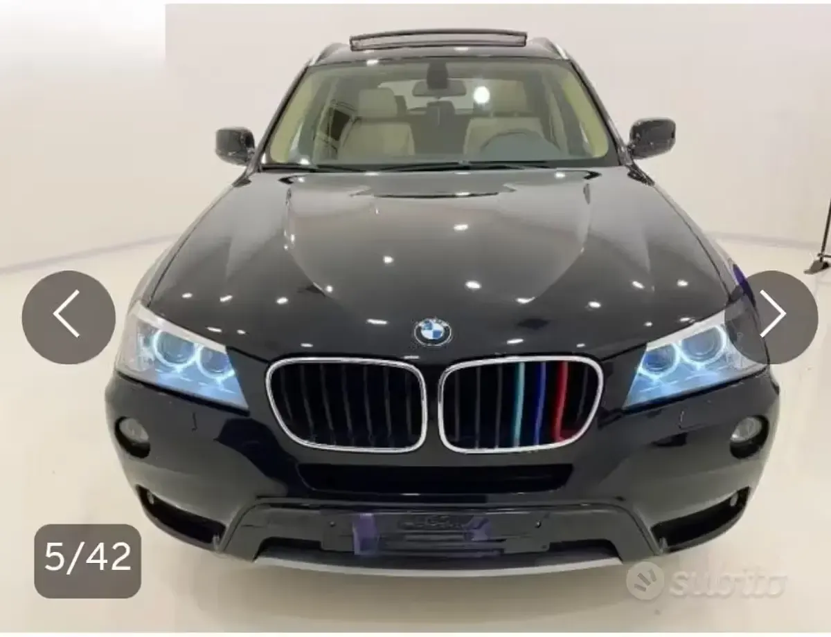 Usata BMW X3 184 CV (135 kW) 2012 Nero SUV