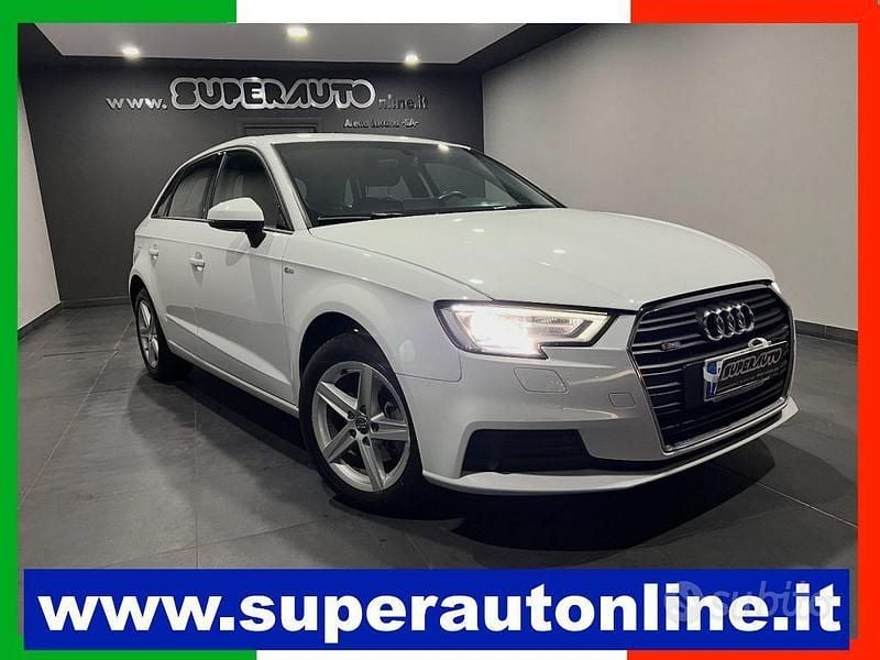 Usata Audi A3 Sport 116 CV (85 kW) 2019 Bianco Berlina